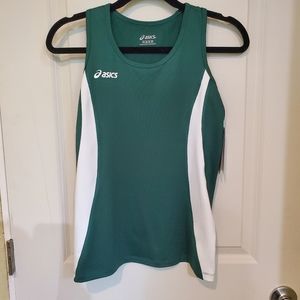 NWT Asics Green And White Tank Top